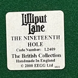 Lilliput Lane | Art | Rare Lilliput Lane The Nineteenth Hole